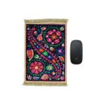 BURSA İPEQ Pembe Dekoratif Küçük Halı Mousepad
