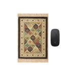 BURSA İPEQ Siyah Dekoratif Küçük Halı Mousepad