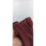 Bursa Kumaş Bordo Dökümlü Krep Kumaş