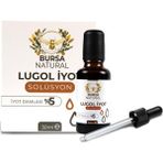 Bursa Natural Lugol Solutıon Iyot Damlası %5 Iyot Roll-on Başlıklı - Aromasız