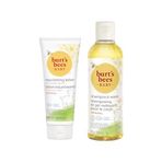 Burt's Bees 236.5 ml Bebek Saç ve Vücut Şampuanı + Ayçiçeği Tohumu Yağı Özlü Besleyici 170 gr Bebek Losyonu
