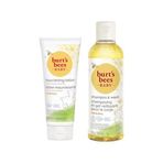 Burt's Bees Bebek Saç Vücut Şampuanı 236.5ml + Ayçiçeği Tohumu Yağı Özlü Besleyici Bebek Losyonu 170gr