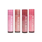 Burt'S Bees Tinted (Red Dahlia, Hibiscus, Rose, Pink Blossom) 4 Adet Renkli Lip Balm 0.15Oz / 4,25 gr