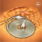Burul 20 Metre Amber Hortum Led Dış Ortam Işık 220V Fişli SB-6539