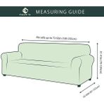 Bürümcük Lastikli Kanepe Örtüsü Likralı Koltuk Örtüsü Iki 3lü Iki Tekli Çekyat Örtüsü - 180 x 230 cm - Altın