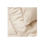 Bürümcük Müslin Bebek Nevresim Takımı 70x110 Cm %100 Organik Pamuk 15 Cm Yatak Yüksekliği(CAPPUCİNO)