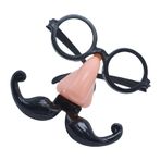 Burun ve Bıyıklı Gözlük - Cadılar Bayramı Yetişkinler Çocuklar Komik Burun Gözlükleri, Hafif Şaka Sahne Karakter Rol Oyunu için Gözlük Oyunu, Maskeli Balo