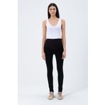 BUSA Hamile Esnek Karın Bantlı Beli Ayarlanabilir Skinny Kot Pantolon Siyah