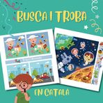 Busca i Troba en català - Animals, Zoo, Egipte, Ciencia - Cerca i Troba catalan: Llibre d'activitats infantil en català per nens i nenes de 2 3 4 5 anys