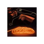 Buscarpone Araç İçi Neon Aydınlatma Led Göğüs Torpido Ledi Neon İp Led Turuncu 2 Metre