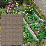 Busch 1:87 Ölçek Zemin Kaplama Karton Kare Doğal Taş 210x148 mm N:7427 Maket
