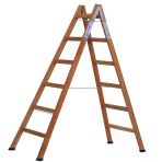 Buse 6 Basamaklı A Tipi Katlanır Gürgen Ahşap Merdiven 200Cm