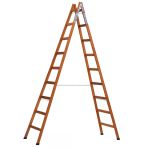 Buse 9 Basamaklı A Tipi Katlanır Gürgen Ahşap Merdiven 290Cm
