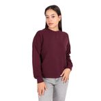 BUSEM Kadın Bordo Sweatshirt, M Beden