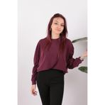 BUSEM Kadın Sweatshirt, Bordo, L-XL
