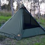 Bushlove Mega XL Hot Tent Teepee Soba Çıkışlı V2 Haki Çadır