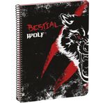 Busquets Bestial Wolf Kareli A5 80 Yaprak Spiralli Defter