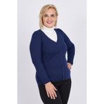 Büşra 3997258 İndigo Kadın Hırka