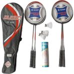 Busso BS5500 4 Adet Badminton Raketi, Çantası ve 9 Badminton Topu ile Tam Set