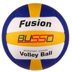 Busso Fusion Beyaz-Mavi-Sarı Voleybol Topu