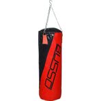 Busso Kırmızı 90x30 cm Askı-Zincir Aparatlı Boks Torbası