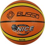 Busso Nice Basketbol Topu 6 Numara Kahverengi Kauçuk Malzeme ile Dayanıklı ve Profesyonel Kullanım