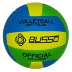 Busso SOFT TOUCH VOLEYBOL TOPU (SARI-YEŞİL-MAVİ)