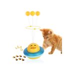 Busstier 360° Dönen Kedi Oyuncağı – Ördek Şekilli İnteraktif Atıştırmalık Dispenseri, Kedi Eğitici Oyuncak