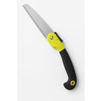 Busstier Katlanır Budama Testeresi, 18 cm Paslanmaz Çelik Bıçak, 23 cm Kaymaz Ergonomik Sap, Güvenlik Kilitli, Ağaç Dalı Kesim ve Bahçe Kullanımı İçin Pratik El Testeresi