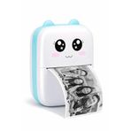 Busstier Mini Yazıcı Bluetooth Bağlantılı Taşınabilir Termal Yazıcı Siyah Beyaz Çıktı Telefon Uyumlu USB Type C Şarjlı Not ve Fotoğraf Yazdırma
