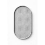 Busstier Silikon Yağdanlık ve Sıvı Sabunluk Altlığı 24x12 cm Kaymaz Isıya Dayanıklı Kolay Temizlenebilir Mutfak ve Banyo Tezgah Koruyucu Çok Amaçlı Şık Tasarım (Gri)