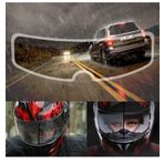 Busstier Sis ve Yağmur İçin Motosiklet Kaskı Buğu Önleyici Film, Şeffaf ve Su Geçirmez, Kolay Uygulama, Kask Kalkanı Koruyucu, Yüksek Görüş Netliği, Dayanıklı ve Uzun Ömürlü Tasarım