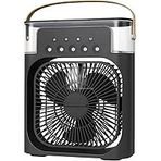 Busstier Soğuk Buharlı Masaüstü Sulu Vantilatör Mini Hava Soğutucu Fan Su Hazneli Taşınabilir Kişisel Klima Sessiz USB Ofis Ev Oda Kullanımına Uygun