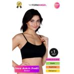 #Büstiyer Dikişsiz Seamless Kadın Esnek Yumuşak Kumaş İp İnce Askılı Pedli Spor Büstiyer - 1 Adet