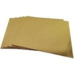Butedo Gold Pasta Altlığı Kare Mukavva Altlık 10 x 10 cm 10 Adet