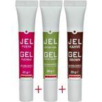 Butedo Tüp Jel Gıda Boyası - 20 gr - Fuşya-Zyeşil-Kahve