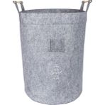 Buti Katlanabilir Çok Amaçlı Çamaşır Sepeti Düzenleyici Saklama Kutusu Keçe Organizer 45*34*34 cm Gri 103686