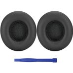 BUTIAO Beats Solo 3 Kablosuz Kulak Pedleri Değiştirme, Protein Deri Hafızalı Köpük Kulaklık Kulaklık Kulak Yastıkları Beats için Dre Solo 3 Wireless & Solo 2 Kablosuz Kulak Üstü Kulaklık (Siyah)