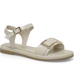 Butigo 24S-117 4FX Bej Kadın Düz Sandalet