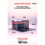 Butik 1/64 Ölçekli Dunkın Donuts Bina Tasarımlı Diorama Araç Sergileme Garajı 3D Baskı