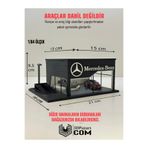 Butik 3D Baskı 1/64 Ölçekli Mercedes Showroom Tasarımlı Diorama Araç Sergileme Garajı