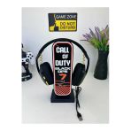 Butik 3D Baskı Call Of Duty Black Ops 7 Tasarımlı Ledli Kulaklık Tutucu