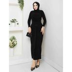 Butik Ayvitrin Kadın 5 Model Bağlamalı Yapma Özellikli Tasarım Etek - 01-Siyah - L - XL