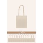 Butik Baskısız Ham Bez Çanta %100 Pamuk | 35x40 Cm | 140 Gr/m² | Doğal Renk Punch Çanta | 12 Adet