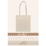 Butik Baskısız Ham Bez Çanta %100 Pamuk | 35x40 Cm | 140 Gr/m² | Doğal Renk Punch Çanta | 50 Adet