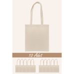 Butik Baskısız Ham Bez Çanta | 35x40 Cm | 10 Adet