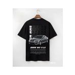 Butik bmw m5 v10 baskılı t shirt tişört