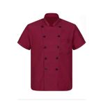 Butik BORDO RENK ÇITÇITLI ERKEK ŞEF VE AŞÇI CEKETİ