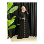 Butik büyük beden Kolu Nakışlık Ferace