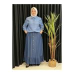 Butik büyük beden Kot Etek